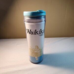 Starbucks Waikiki Global Icon Collection 12 oz Travel Coffee Tumbler Cup